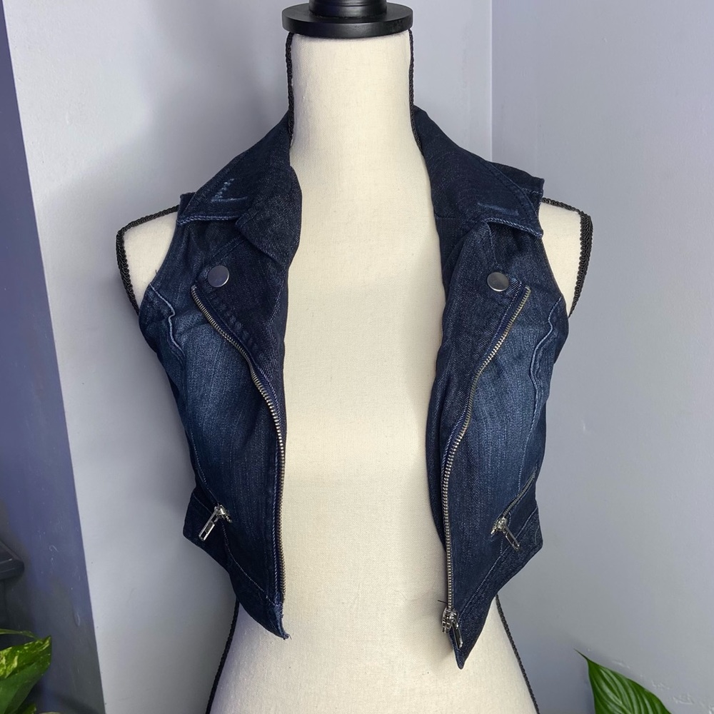 Dancewear Solutions denim cropped vest